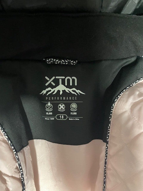 XTM Women’s Ski Jacket – Size 18 – Black/Grey Pattern – Excellent Condition