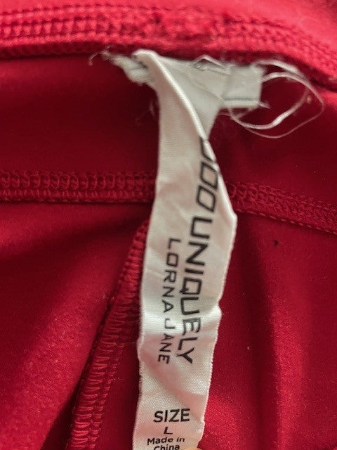 Lorna Jane Core Active Tights – Red (Size L)
