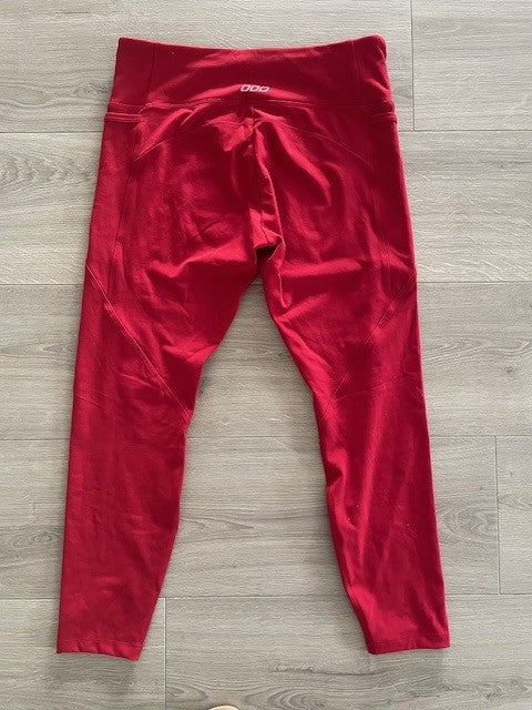 Lorna Jane Core Active Tights – Red (Size L)