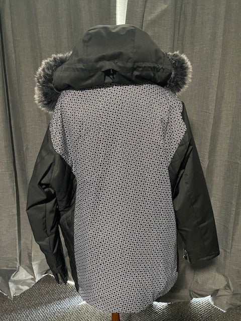 XTM Women’s Ski Jacket – Size 18 – Black/Grey Pattern – Excellent Condition