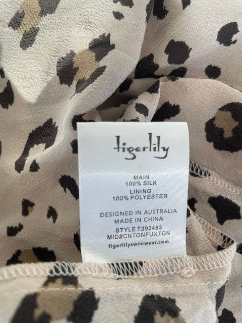 Tigerlily Anita Maxi Dress – Snow Leopard | Size 12 |