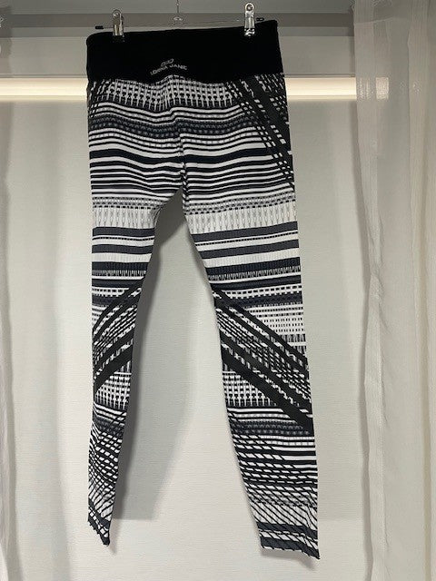 Lorna Jane Crazed Core F/L Tight – Black/White (Size M)