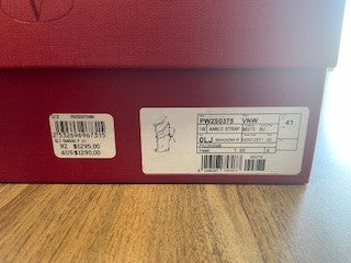 Valentino Garavani Rockstud Double-Strap Pumps – Size 41