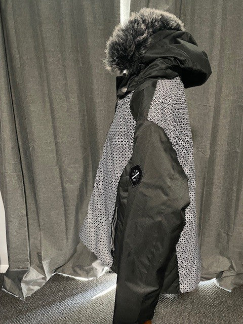 XTM Women’s Ski Jacket – Size 18 – Black/Grey Pattern – Excellent Condition