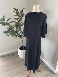 Betty Basics Black Midi Dress – Size 14 (Pre-Slightly Loved)