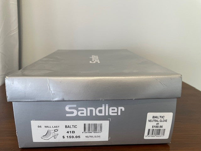 Sandler Baltic Heeled Sandal – Neutral Glove | Size 41B