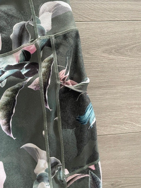 Rockwear Floral Print Full-Length Tights – Size 14 (Pre-Loved)