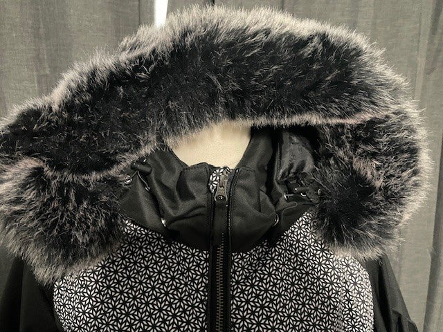 XTM Women’s Ski Jacket – Size 18 – Black/Grey Pattern – Excellent Condition