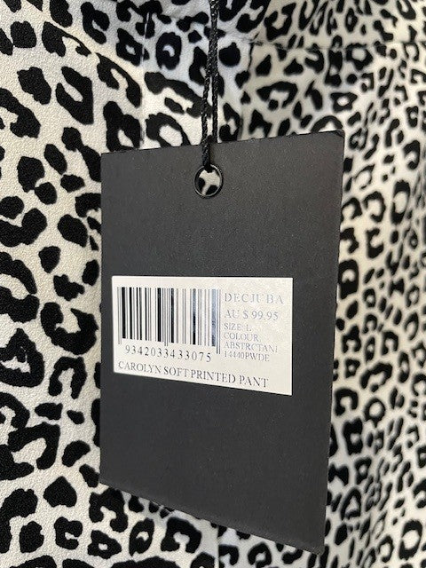 Decjuba Carolyn Soft Printed Pant – Abstract Animal Print