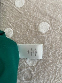 Witchery Green Ruffle Print Top – Size 12 (AU)