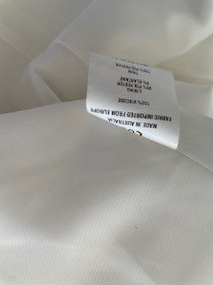Cue White Cape Jacket – Size 14 - Pre/Slightly-Loved