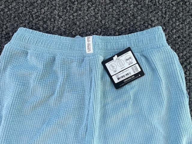 Lorna Jane Full-Length Lounge Pant – Light Blue Cord | Size L