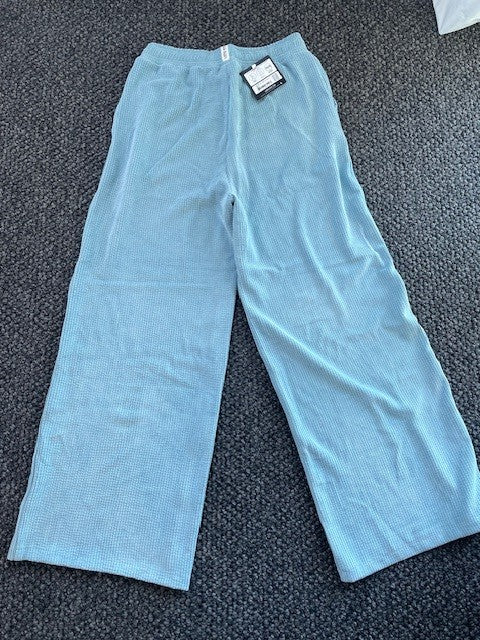 Lorna Jane Full-Length Lounge Pant – Light Blue Cord | Size L