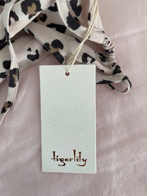 Tigerlily Anita Maxi Dress – Snow Leopard | Size 12 |