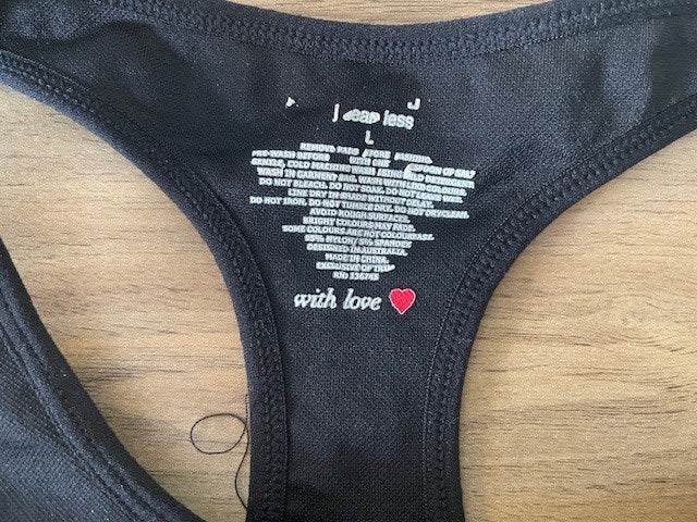 Lorna Jane Seamless Sports Bra – Black (Size L)