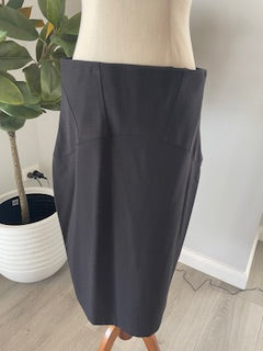 Cue Black Peplum Suit – Size 12