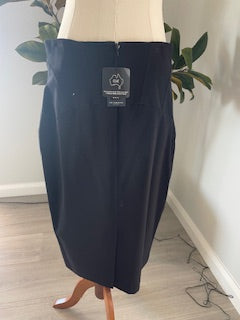 Cue Black Peplum Suit – Size 12