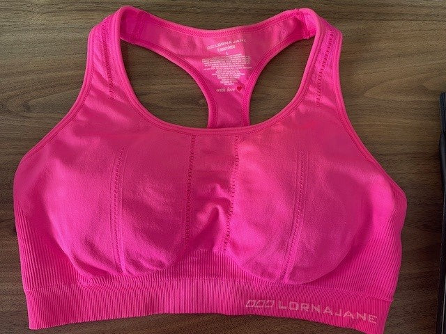 Lorna Jane Seamless Sports Bra – Hot Pink (Size L)