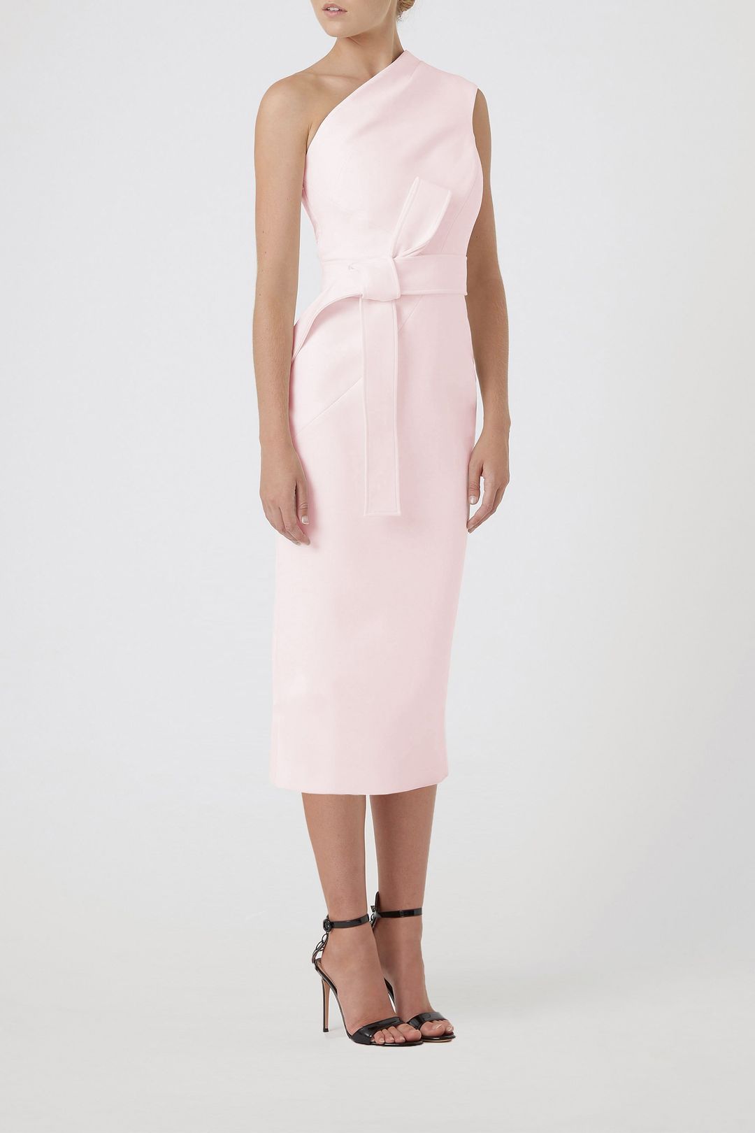 Rachel Gilbert Off-The-Shoulder Juno Dress – Rosewater (Size 3 AU 12)
