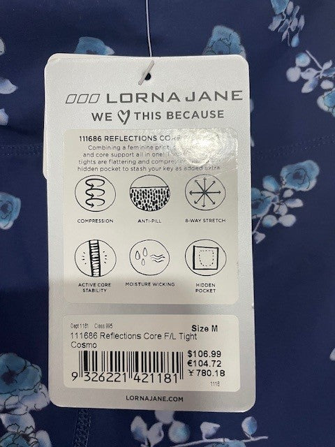 Lorna Jane Reflections Core Full Length Tight – Cosmo