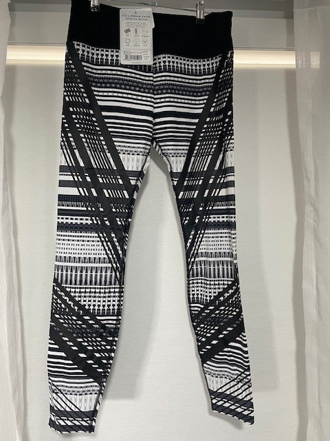 Lorna Jane Crazed Core F/L Tight – Black/White (Size M)